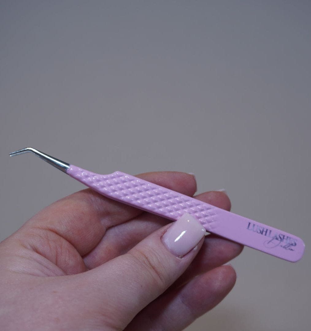 Angled Precision Fiber Tip tweezer