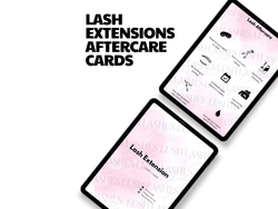 Editable Aftercare Cards